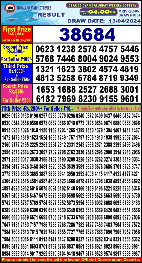 dear 50 cyan saturday weekly lottery result today|Dear 50 Cyan weekly 4pm lottery Saturday result 13/04/24.